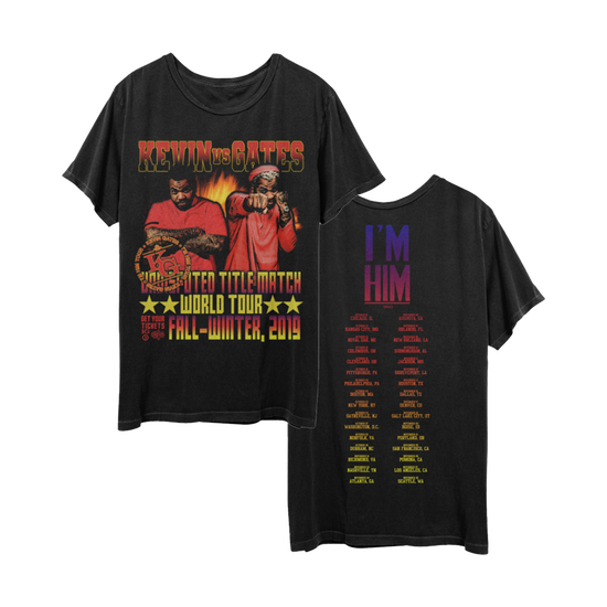 Kevin VS Gates Tour Date T-Shirt